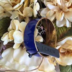 NWT J. Crew Blue Gold Bangle Bracelet 💙